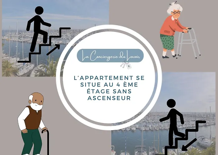 - L'horizon Bleu - Cocon Romantique Avec Vue Panoramique 아파트 *