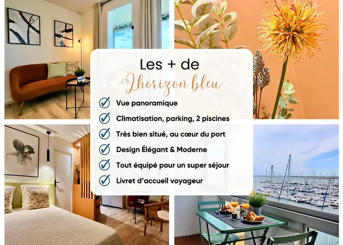 - L'horizon Bleu - Cocon Romantique Avec Vue Panoramique Apartament